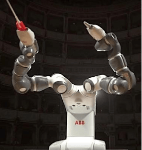 robot director orquesta